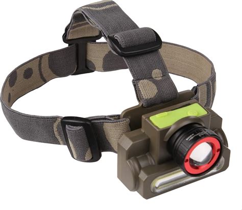 DOCOSS 2 in 1 Zoomable Military Rechargeable LED Head torch Ultra ...