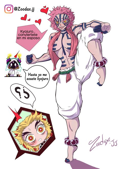 Akaza x rengoku akaza rengoku | Anime warrior, Anime chibi, Slayer anime