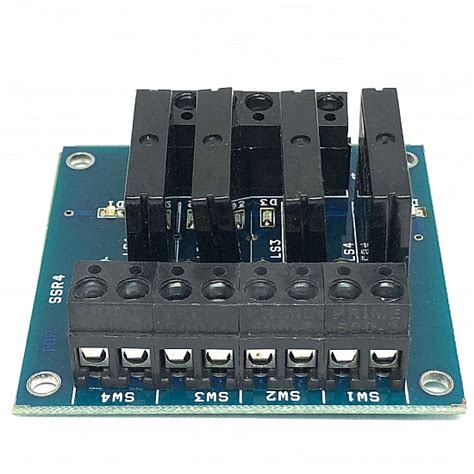 5V 4 Channel SSR Relay Module (Solid State Relay Module) with Fuse Sensor