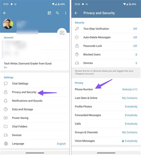 How to Hide Your Phone Number on Telegram - Guiding Tech
