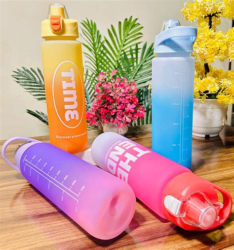 Motivational Plastic Gym Bottle - 1000ml – IconicKart