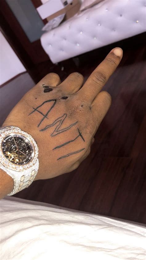 juice wrld hand tattoo ideas