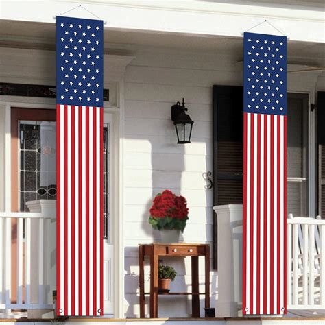 Amazon.com: KENPMA Patriotic American Flag Banners - Decorations for ...