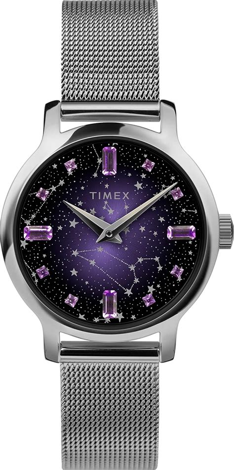 Buy TIMEX Transcend Analog Watch for Women with Purple Round Dial ...