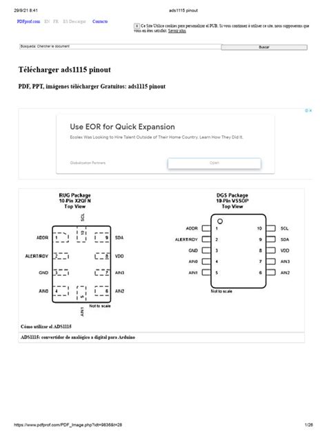 Image result for ADS1115 Module Layout
