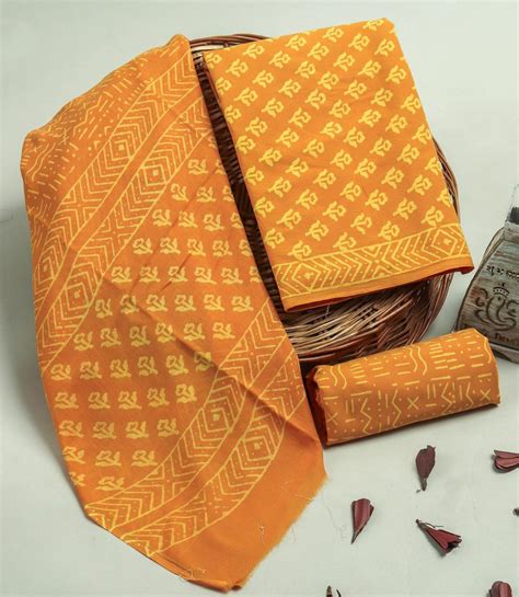 DESIGNER HAND BLOCK PRINT PURE COTTON SUIT WITH MULMUL DUPATTA(MALYS33