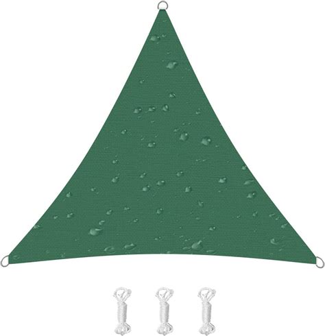 Toldo triangular parasol, protección UV, tejido Oxford, para patio ...