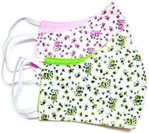 GAELTECH Pink & Green Rose Women Anti-Pollution Half Face Mask - Sister ...