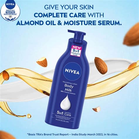 Buy NIVEA NOURISHING BODY MILK LOTION 5 IN 1 COMPLETE CARE - BOTTLE OF ...