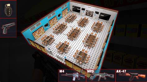 Destroy the Office, Supermarket & Bank - Ultimate Target Gun Shooting ...