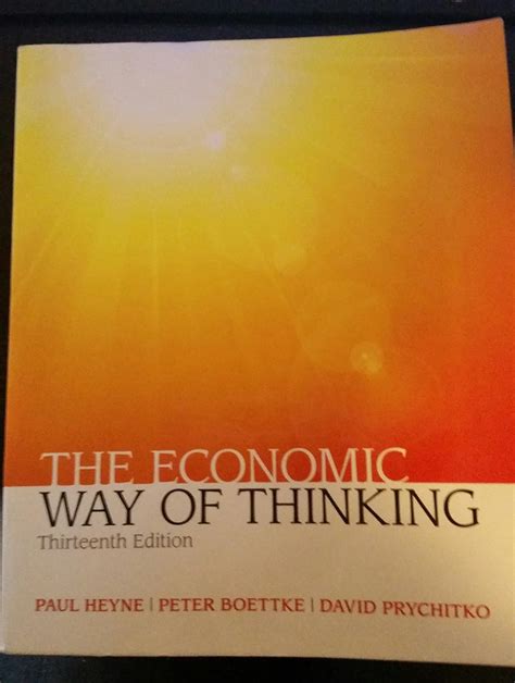 Buy The Economic Way of Thinking: Pearson Series in Economics Book ...