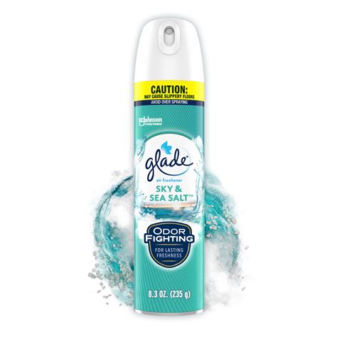 Glade Air Freshener Spray, Sky and Sea Salt scent, Infused with ...