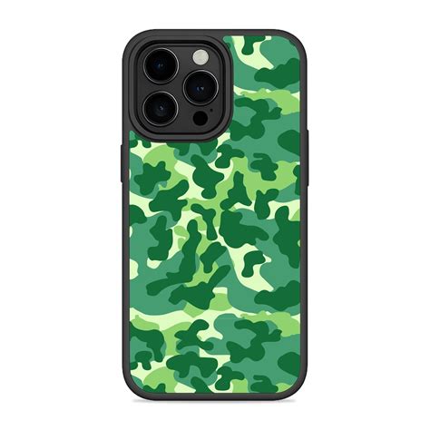 Grove Green Camo Mobile Bumper Cover For Samsung S25 Ultra | Customised ...