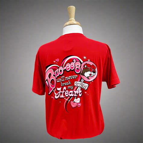 Buc-ee's "Will Never Break My Heart" Valentine's Shirt – Texas Snax