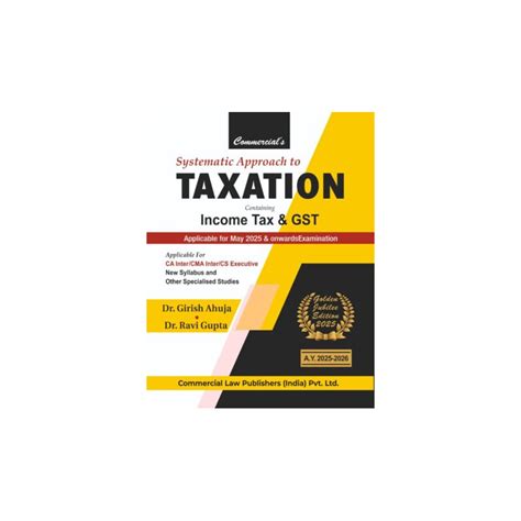 CA Inter Taxation By Dr Girish Ahuja Dr Ravi Gupta May 2025 Exam