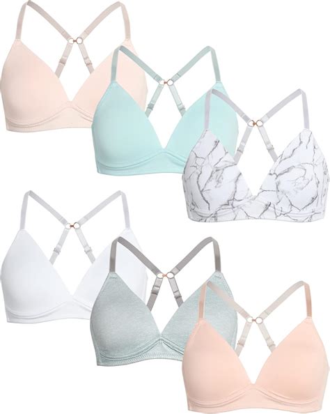 Buy Danskin Girls' A-Cup Training Bra - Molded, Wire-Free, Microfiber ...