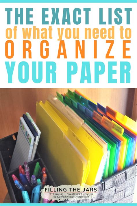 Organizing Paper Files 的图像结果