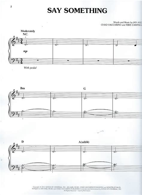 Image result for Say Something Piano Tutorial