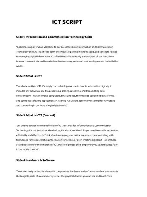 How to Make Script in ICT Subject 的图像结果