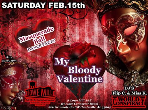 My Bloody Valentine Masquerade Ball, 2211 Seminole Dr SW, Huntsville ...
