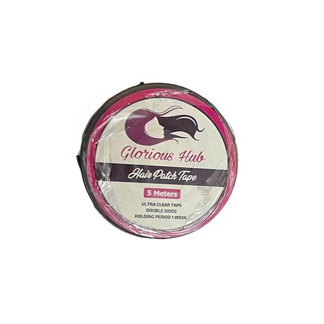 Glorious Hub 5 Meters Red Transparent Hair Patch Tape for Men ...