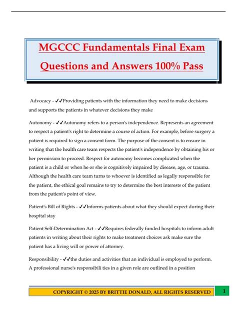 MGCCC Fundamentals Final Exam Questions and Answers 100% Pass - MGCCC ...