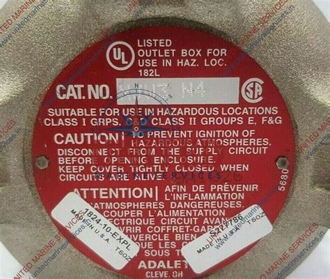ADALET EXPLOSION PROOF METER HOUSING XJW3N4 | United Marine Services