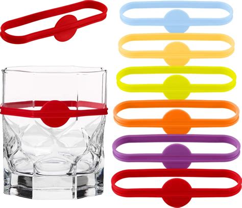 Buy 24 Pieces Drink Markers, Glass Cup Wine Glass Bottle Strip Tag ...
