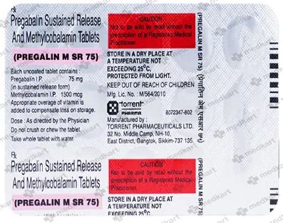 PREGALIN M SR 75MG TABLET 15'S Price, Uses, Side Effects & Substitutes ...