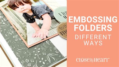 Image result for Using Embossing Folders without a Machine