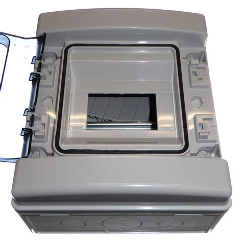 Buy 6 Module IP65 DIN Rail Enclosure - Empty Consumer Unit Distribution ...