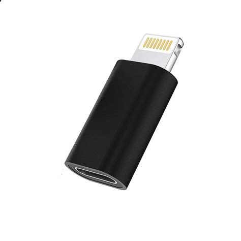 C & E- Type C Female to Lightning Male Multi Colour Adapter for iPhone ...