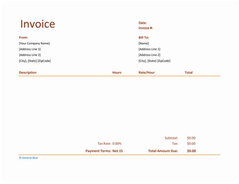 Image result for Excel Invoice Templates