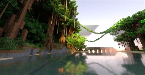 Minecraft Ray Tracing Java 的图像结果