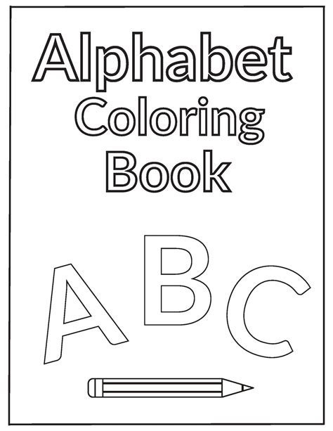 Learning My Alphabets Coloring Book Bundle, PreK Kindergarten Learning ...
