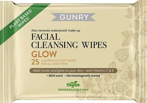 Gunry Facial Cleansing Wipes Glow 25 st | lyko.com