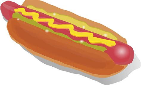 Clipart - hot dog