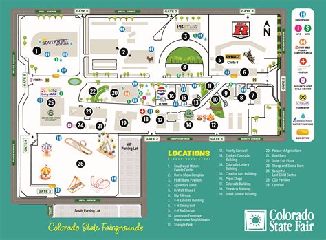 Map of Fairgrounds | Colorado State Fair & Rodeo