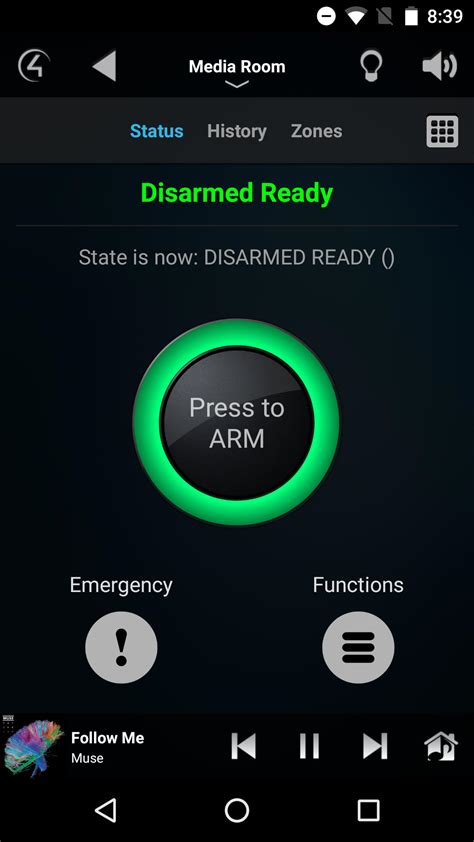 Control4 App 的图像结果