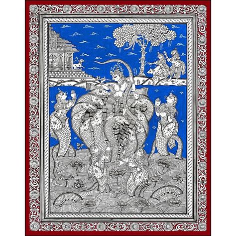 Naagdaman - Pattachitra Art | Pattachitra Painting | Indian Traditional ...