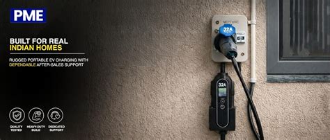 PME 3.6kW Portable EV Charger – 16A Smart Charging | IP67 Waterproof ...