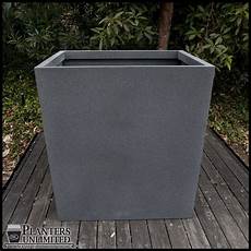 Contemporary Fiberglass Planters by Modern Tapered Fiberglass Commercial Planter 48in L X 48in Contemporary Fiberglass Planters