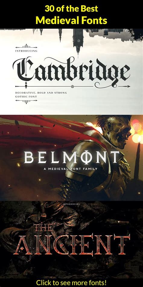 30 Medieval Fonts for Your Next Middle Ages Graphic Design Project ...