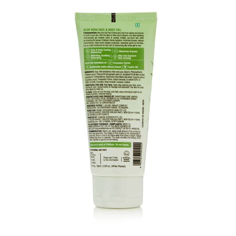 Buy FABESSENTIALS ALOE VERA FACE & BODY GEL 100 GM Online & Get Upto 60 ...