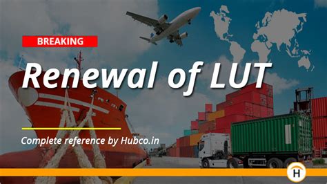 How to File Renewal of LUT under GST?