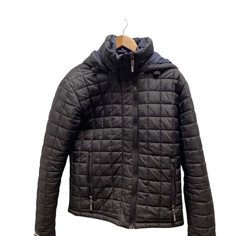 Superdry Womens Black Puffer Jacket. (s)