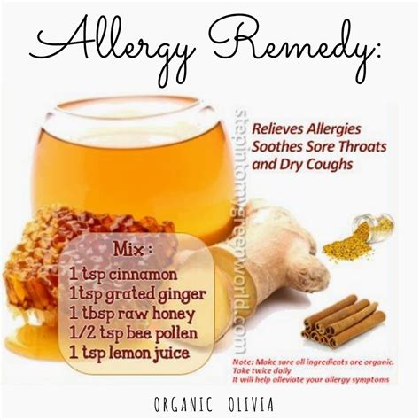 Top 10 Natural Allergy Remedies - Organic Olivia | Allergy remedies, Natural remedies for ...