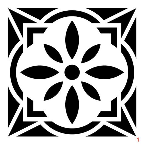 Mix and Match Tile Stencils, Furniture Stencils, Tiles, Floor Stencil ...