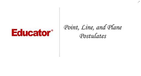 Image result for Point Postulate