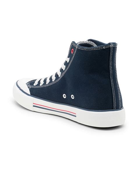 Buy Men Vlair 2.0 Canvas Mid Top Casual Shoes Blue|U.S. Polo Assn. India